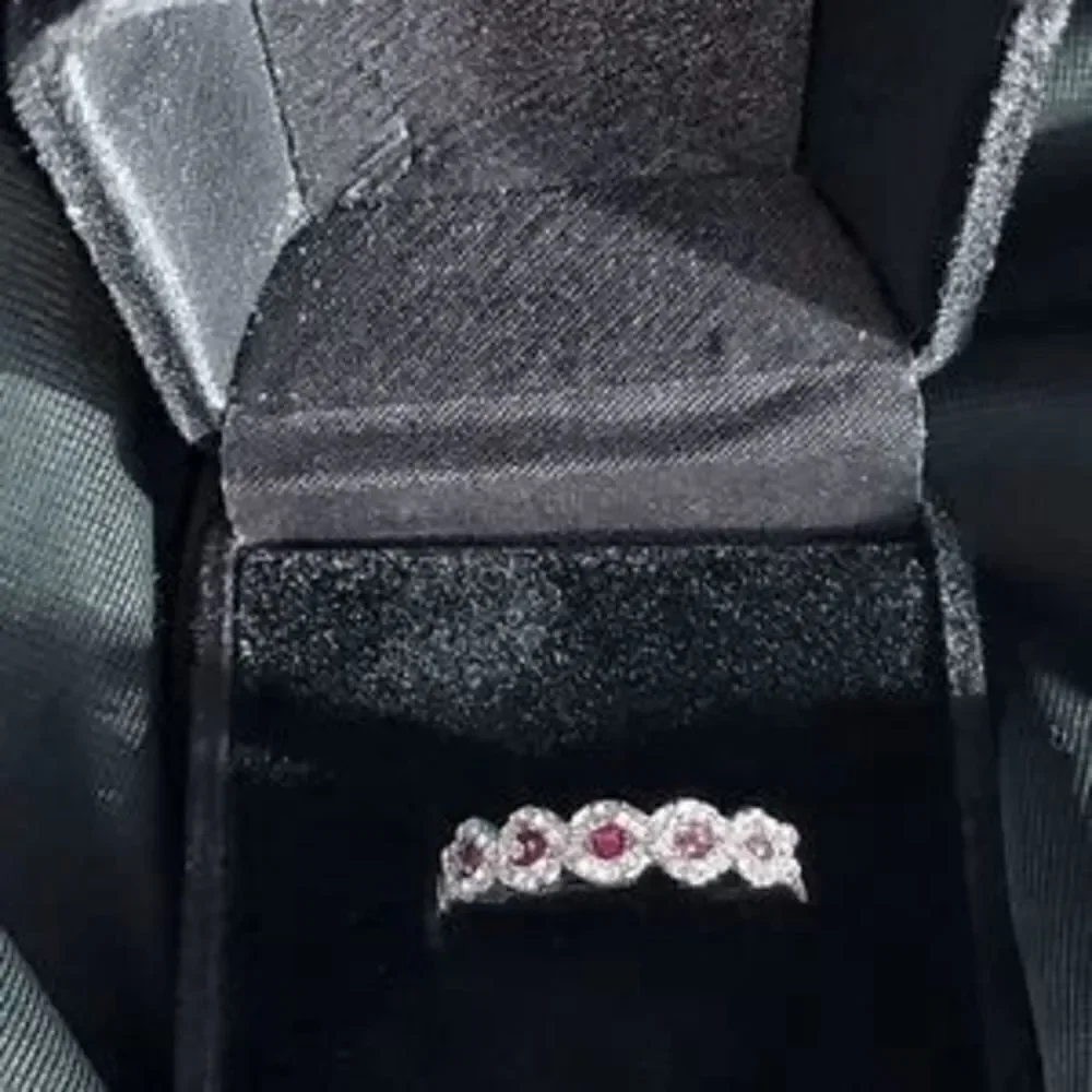 INFINITY RUBY DIAMOND RING - SIZE 7